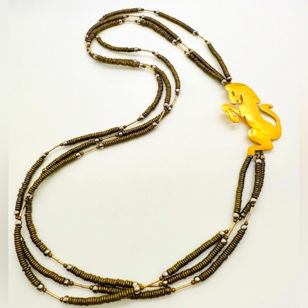 🔥RARE Vintage Horse Necklace Sutton Hoo